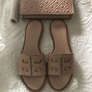 Sandals and handbags